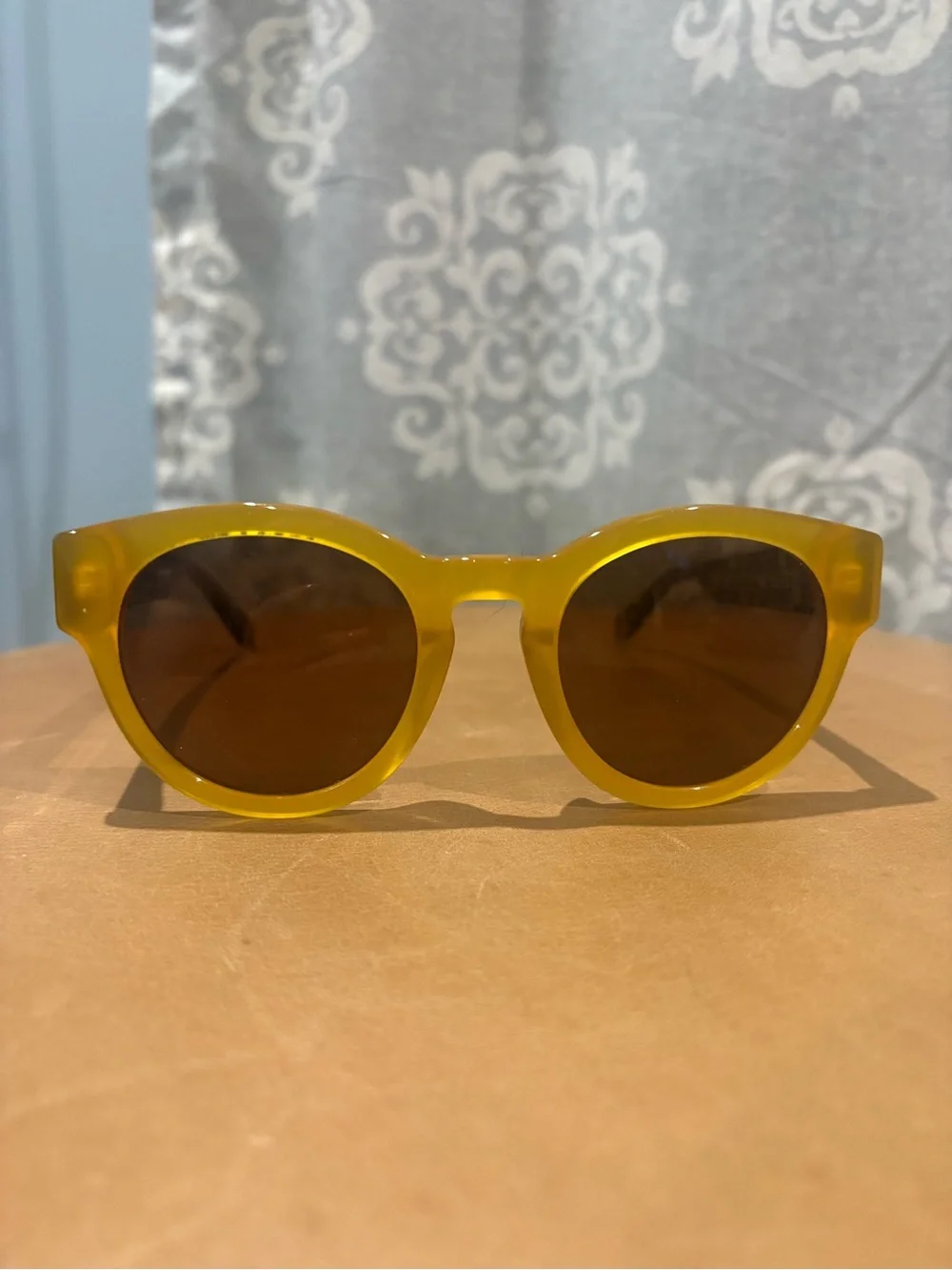 Orla Kiely OK37 Amber Brown Sunglasses